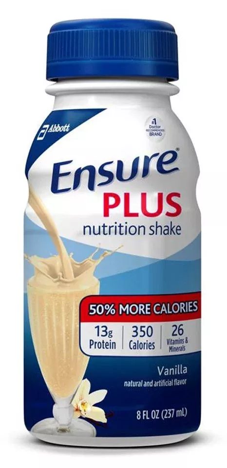 Ensure Plus Nutrition Shake Vanilla Oral Supplement, 8 oz. Bottle, 1 Case of 16