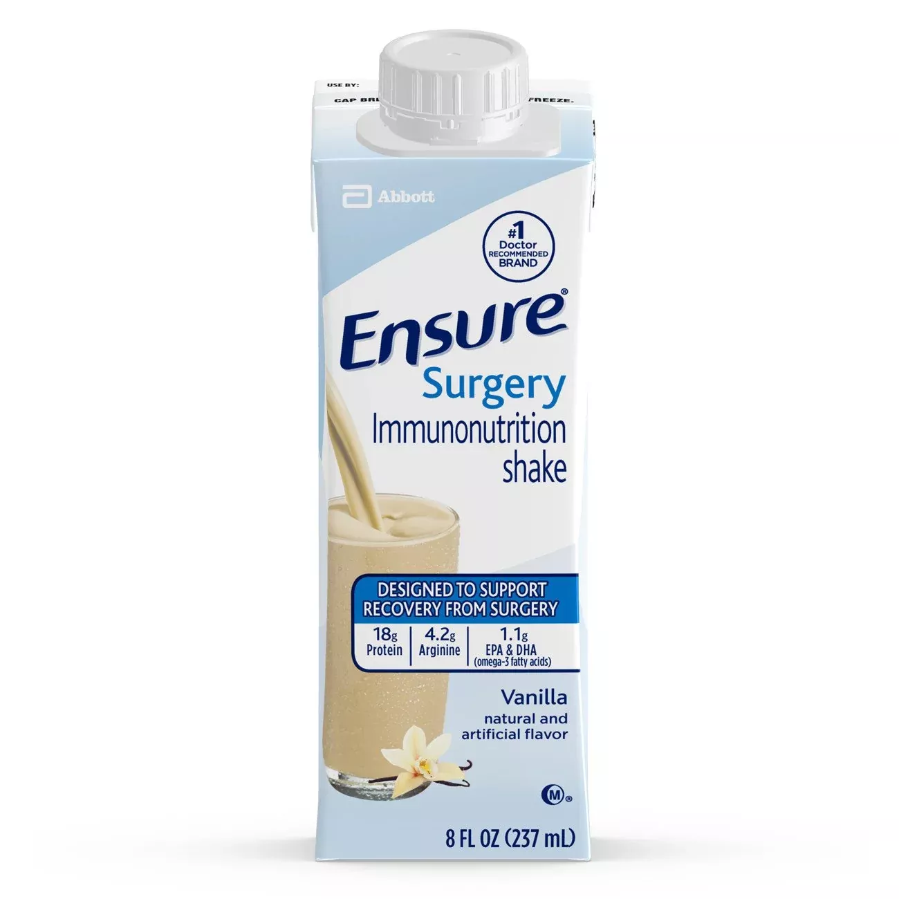 Ensure Surgery Immunonutrition Shake for Immune Health, Vanilla, 1 Case of 15