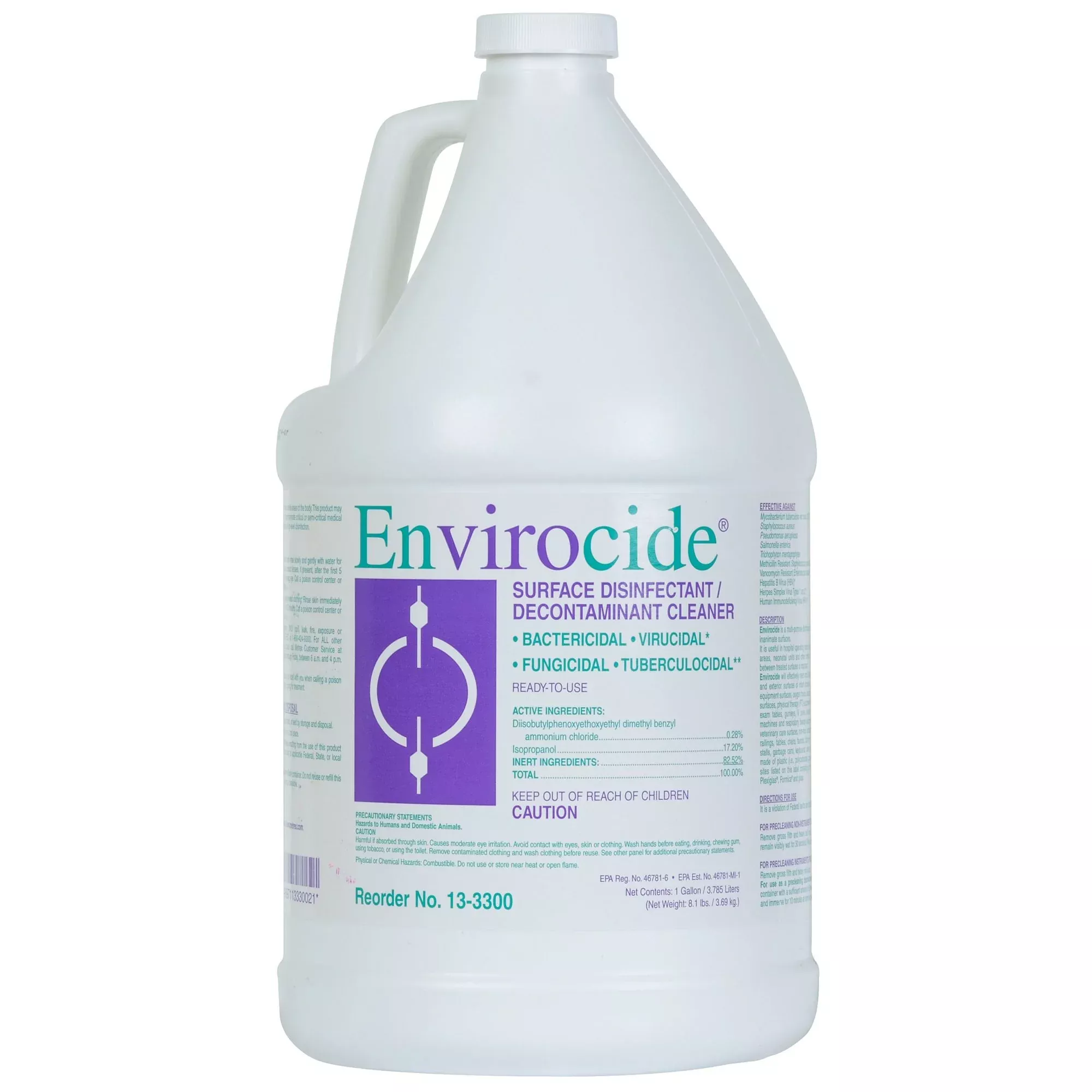 Envirocide Surface Disinfectant Cleaner, 1 Each