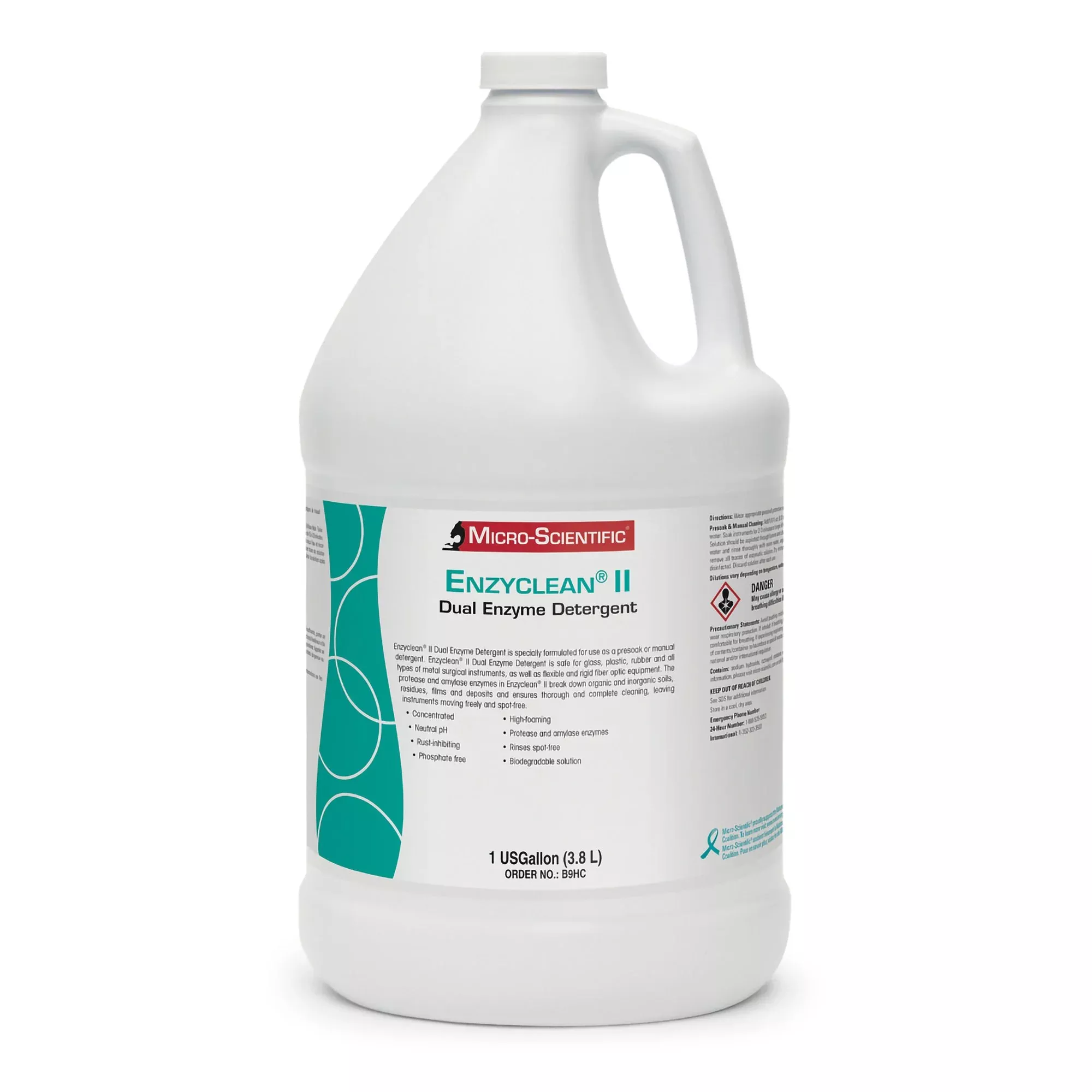 Enzyclean II Dual Enzymatic Instrument Detergent / Presoak, 1 Each