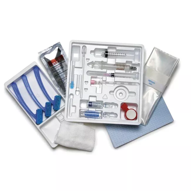 Epidural Tray Perifix Single Shot Tuohy Set 20 Gauge with Syringe, Lidocaine 1%, Sodium Chloride 0.9%, 18 G x 1.5 Inch Needle 10/Case