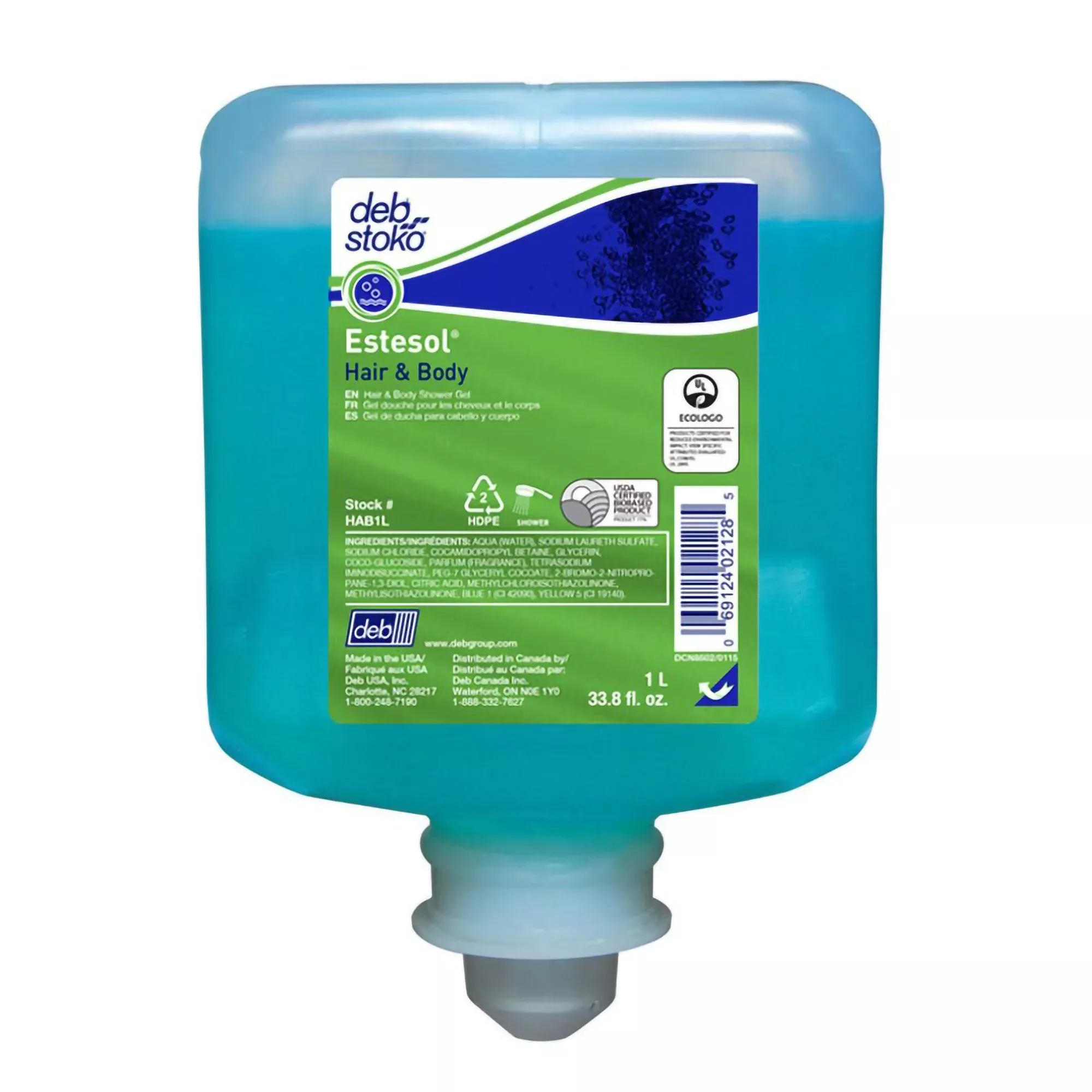 Estesol Shampoo and Body Wash, 1 Case of 6