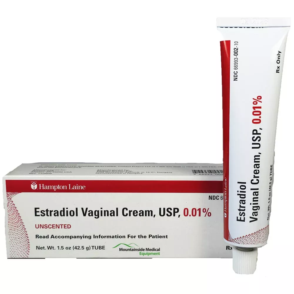 Estradiol Vaginal Cream 0.01% Tube with Calibrated Applicator 42.5 gm (Rx)