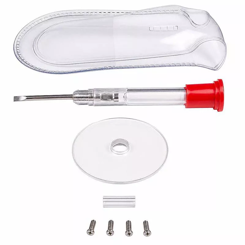 Eyeglass Repair Kit with Small Screwdriver, Eyeglass Screws, Magnifying Glass, Screw Guide