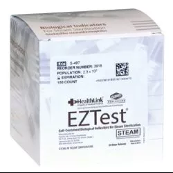 EZTest Sterilization Biological Indicator Vial, 1 Pack of 25