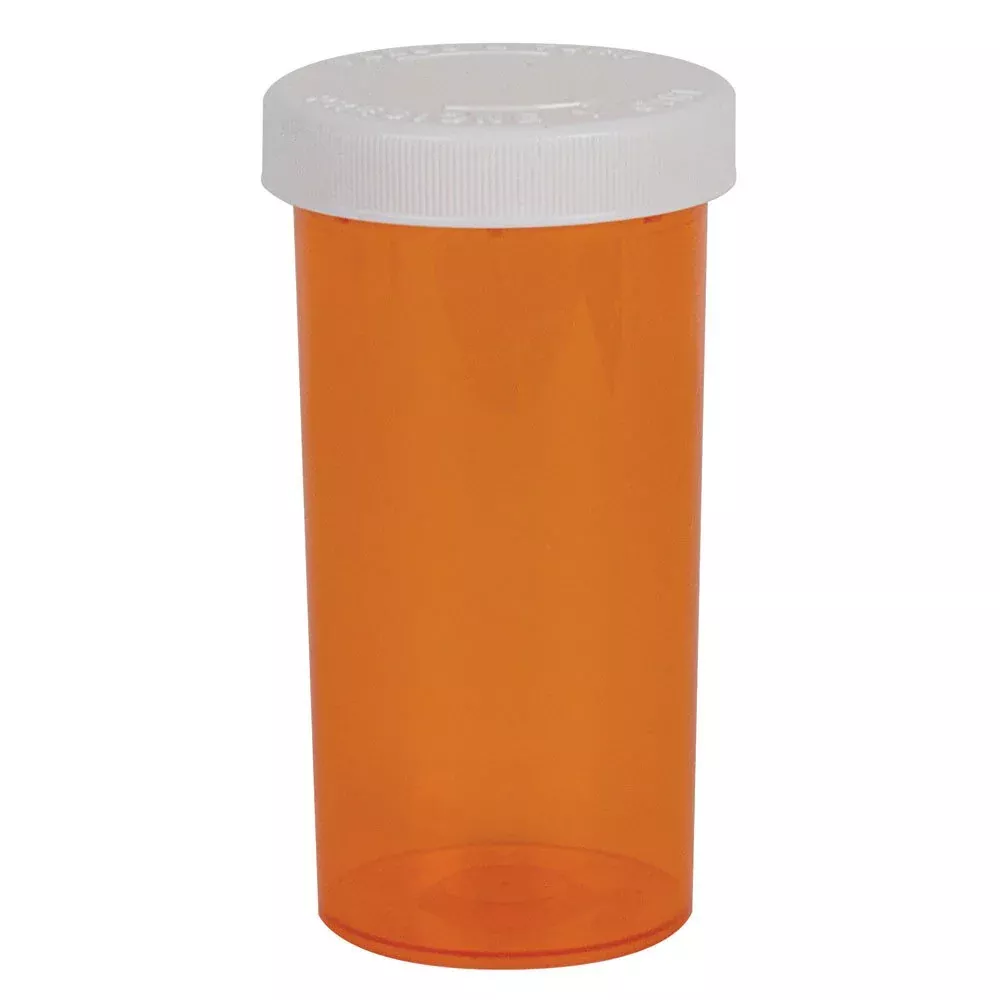 Ezy Dose Push & Turn Prescription Vial, 60 Dram Capacity, 1 Case of 70
