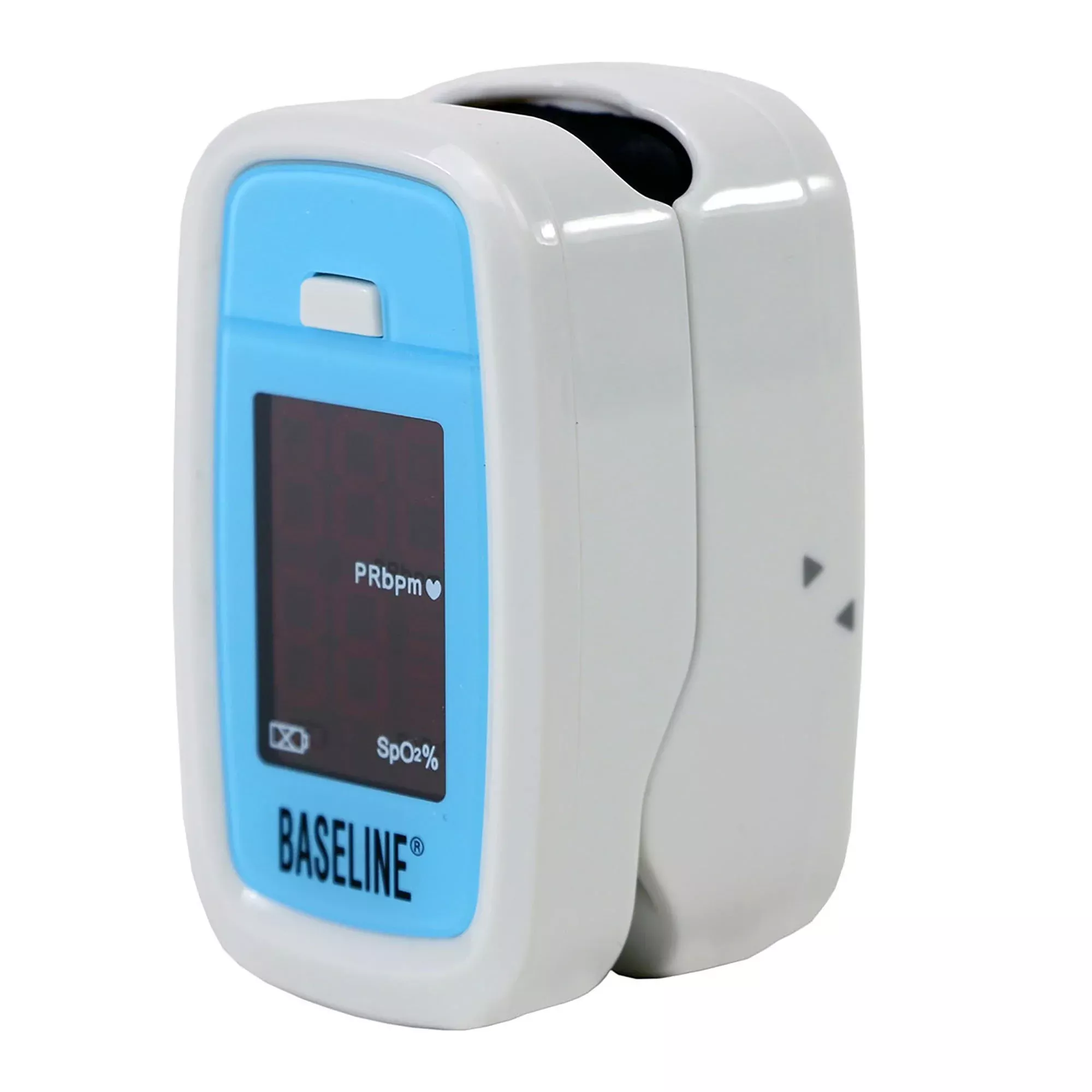 FEI Baseline Fingertip Pulse Oximeter, Battery Operated Visible Alarm, 1 Each