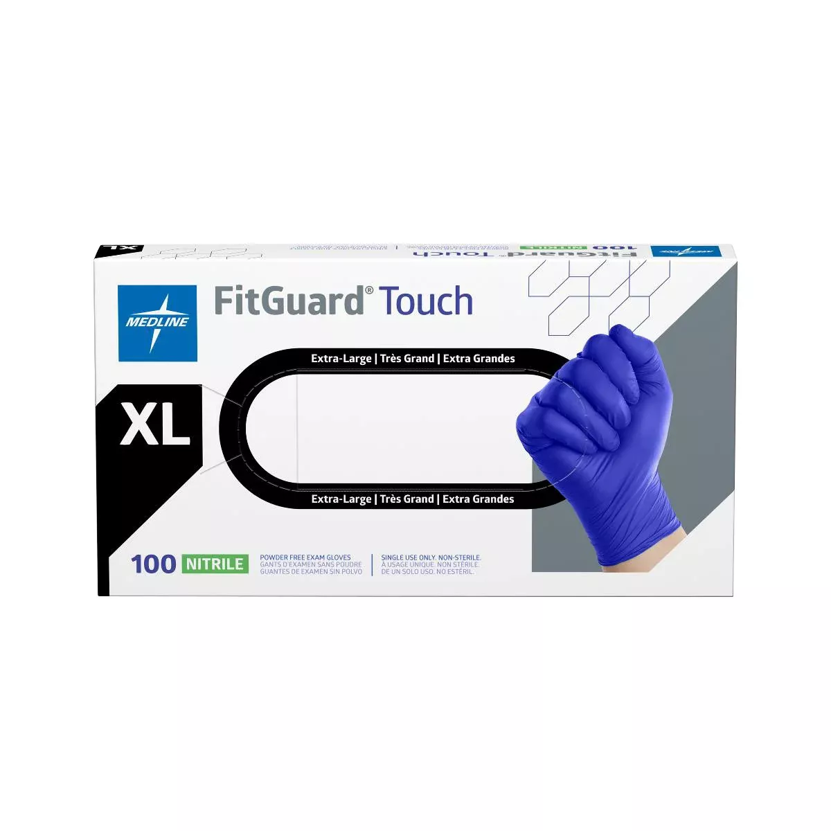 FitGuard Touch Powder-Free Nitrile Exam Gloves