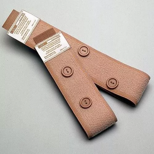 Fitz-All Fabric Leg Straps with Buttons, 1 Pack of 2