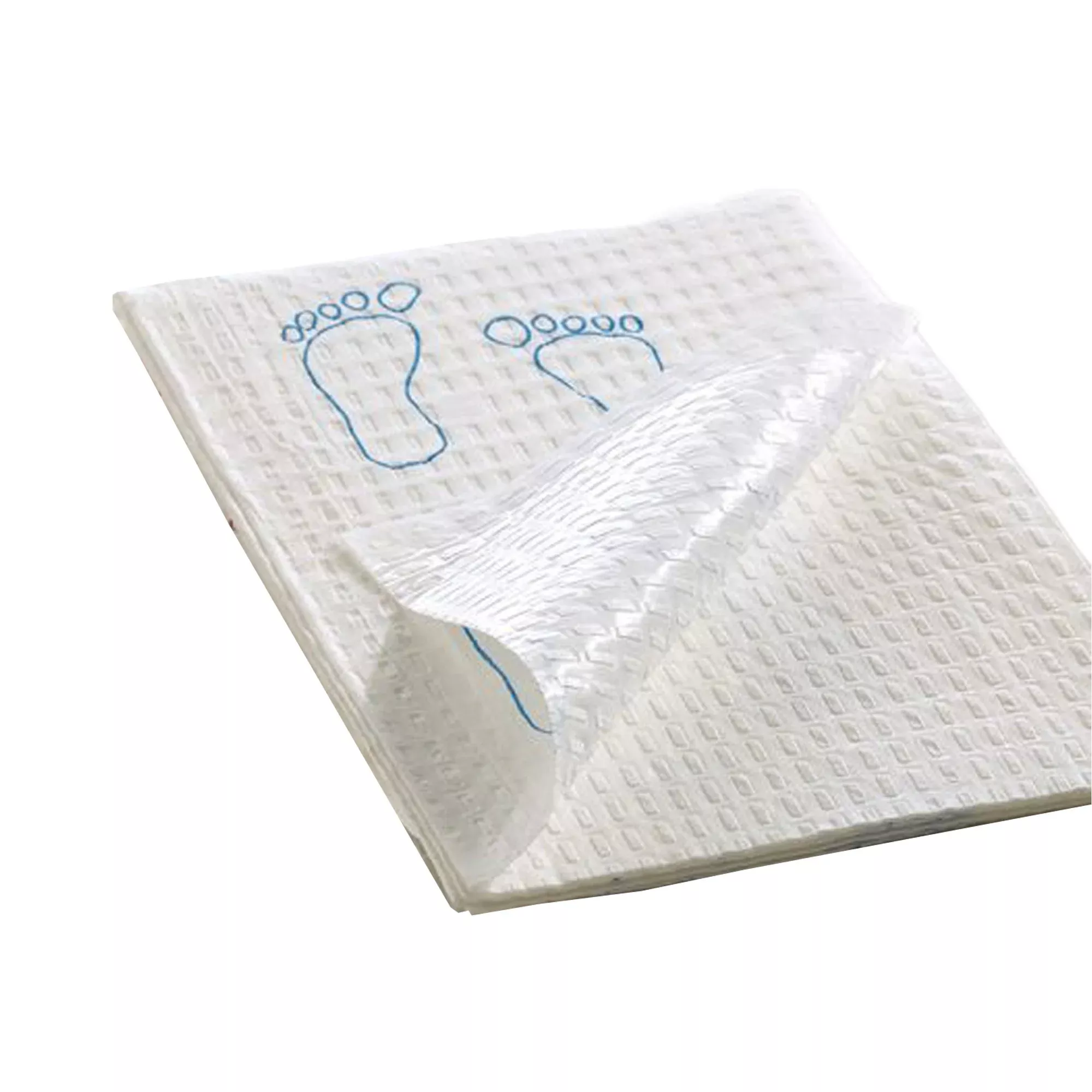 Footprint Nonsterile Blue & White Procedure Towel, 13-1/2 X 18 Inch, 1 Case of 500