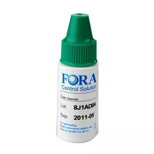 FORA Glucose Control Solution, Two Levels, 1 Each