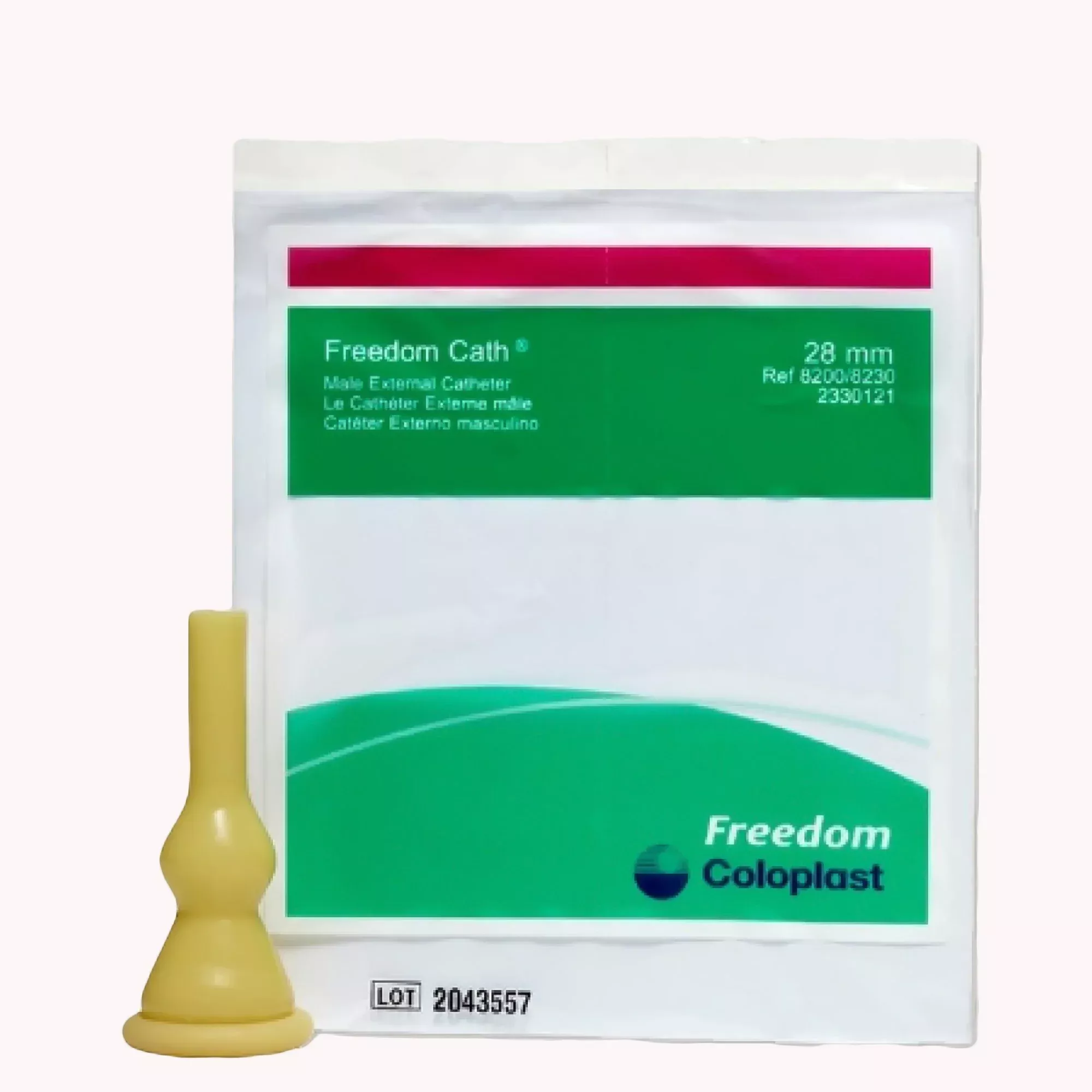 Freedom Cath Male External Catheter, Self-Adhesive, 1 Box of 100