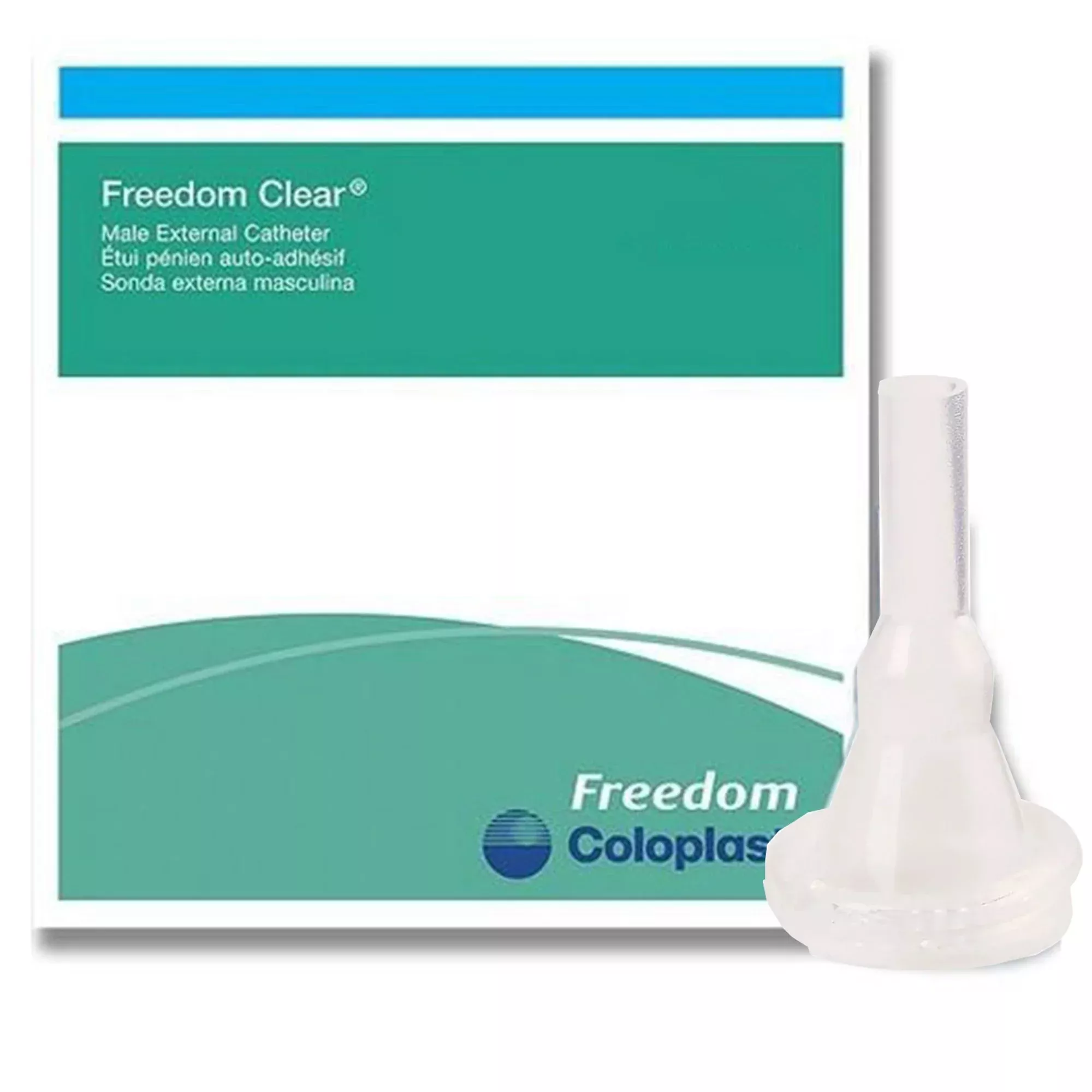 Freedom Cath Male External Catheter, Self-Adhesive, Non-Sterile, Small 23 mm, 1 Each
