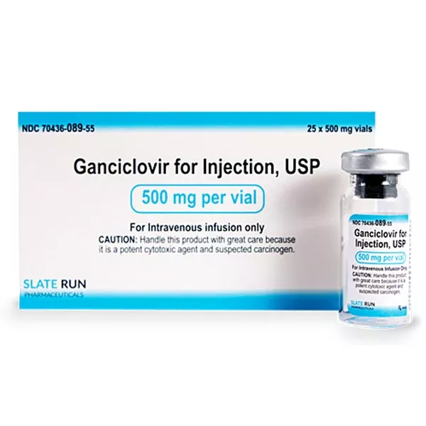 Ganciclovir Sodium Injection 500 mg Powder Vial 25/Tray (RX)