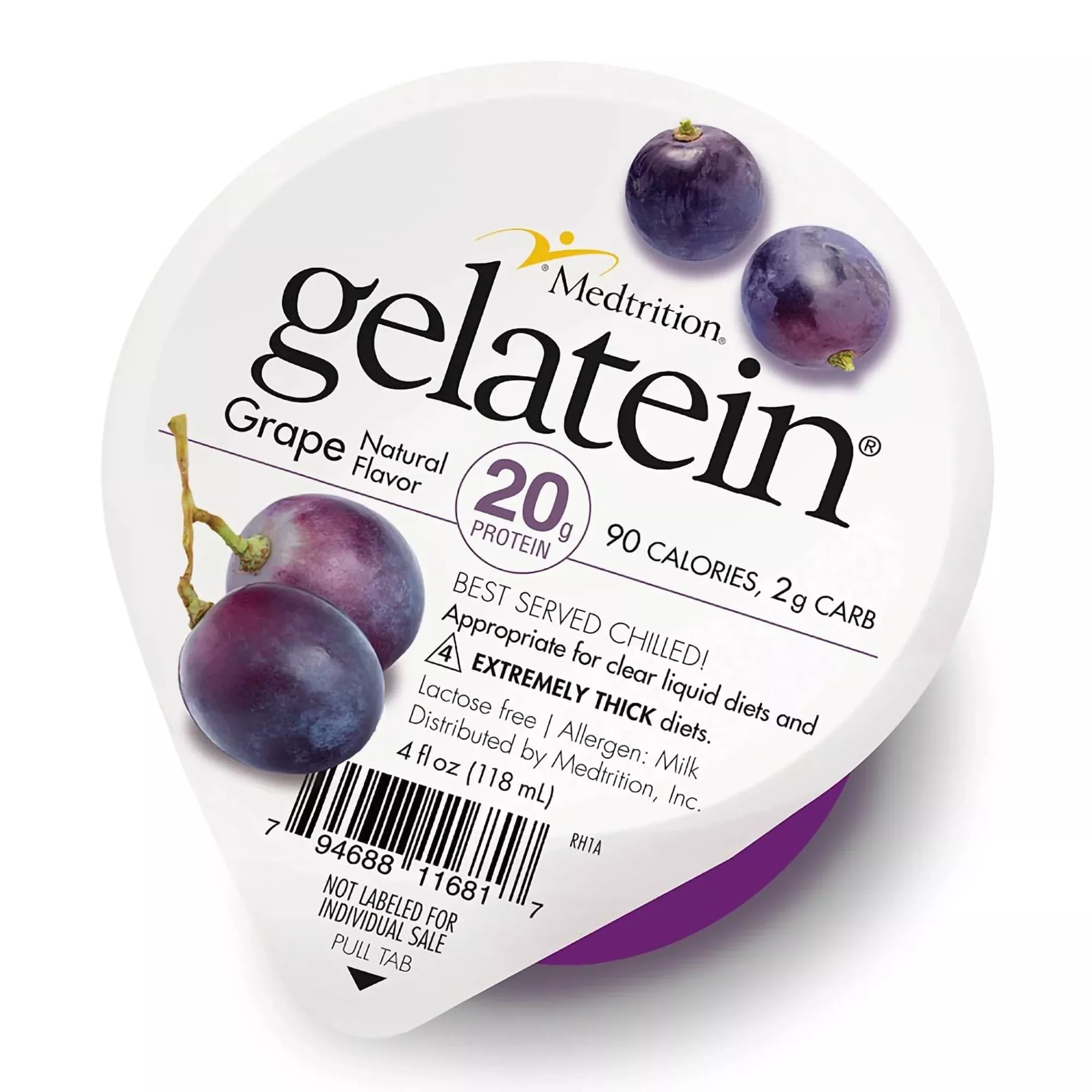 GELATEIN, PROSOURCE HIGH PROTEIN CUP GRAPE 4OZ (36/CS)