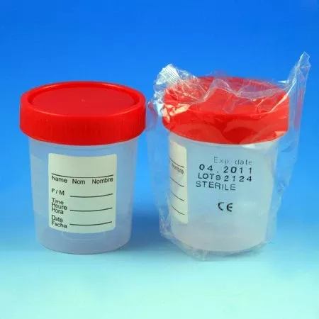 Globe Scientific Specimen Container, 120 mL, 1 Case of 100