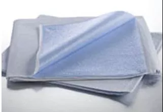 Graham Medical Blue Flat Stretcher Sheet, 40 x 90 Inch, 1 Case of 50