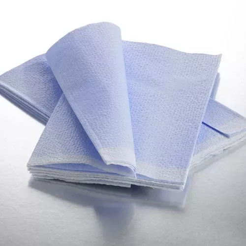 Graham Medical Blue Flat Stretcher Sheet, 40 x 96 Inch, 1 Case of 48