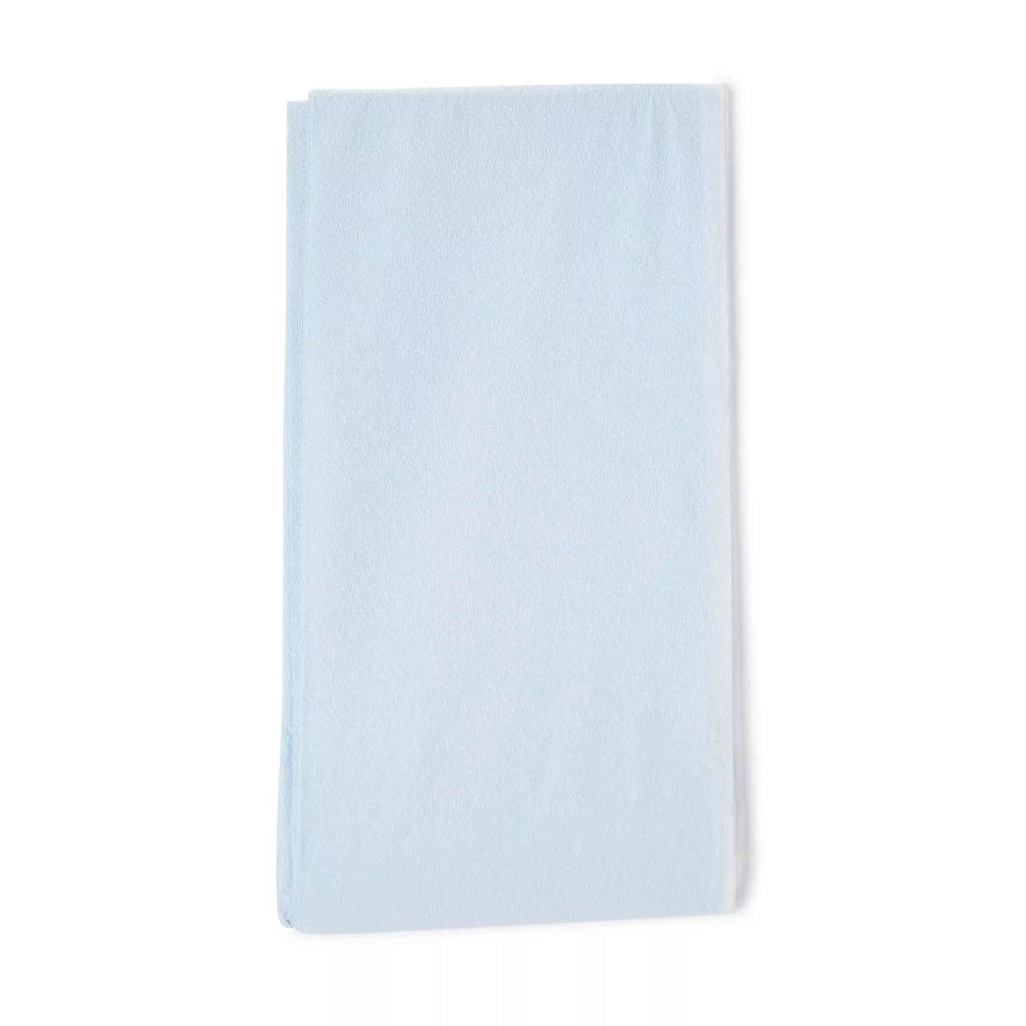 Graham Medical Blue / White Flat Stretcher Sheet, 40 x 90 Inch, 1 Case of 50