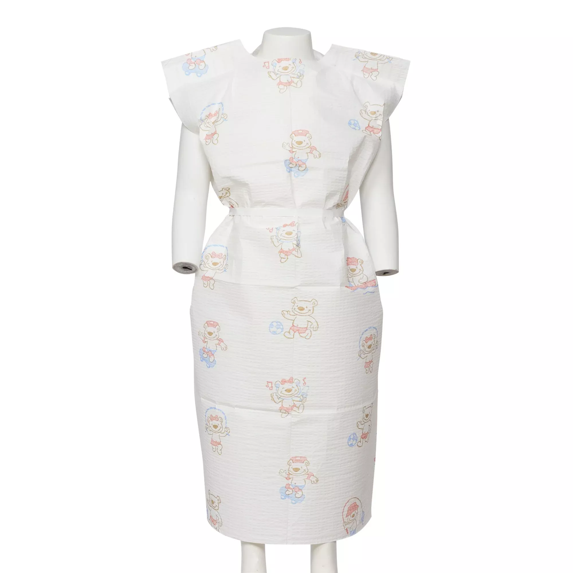 Graham Medical Products Activity Bears™ Print Pediatric Disposable Exam Gown, 1 Case of 50