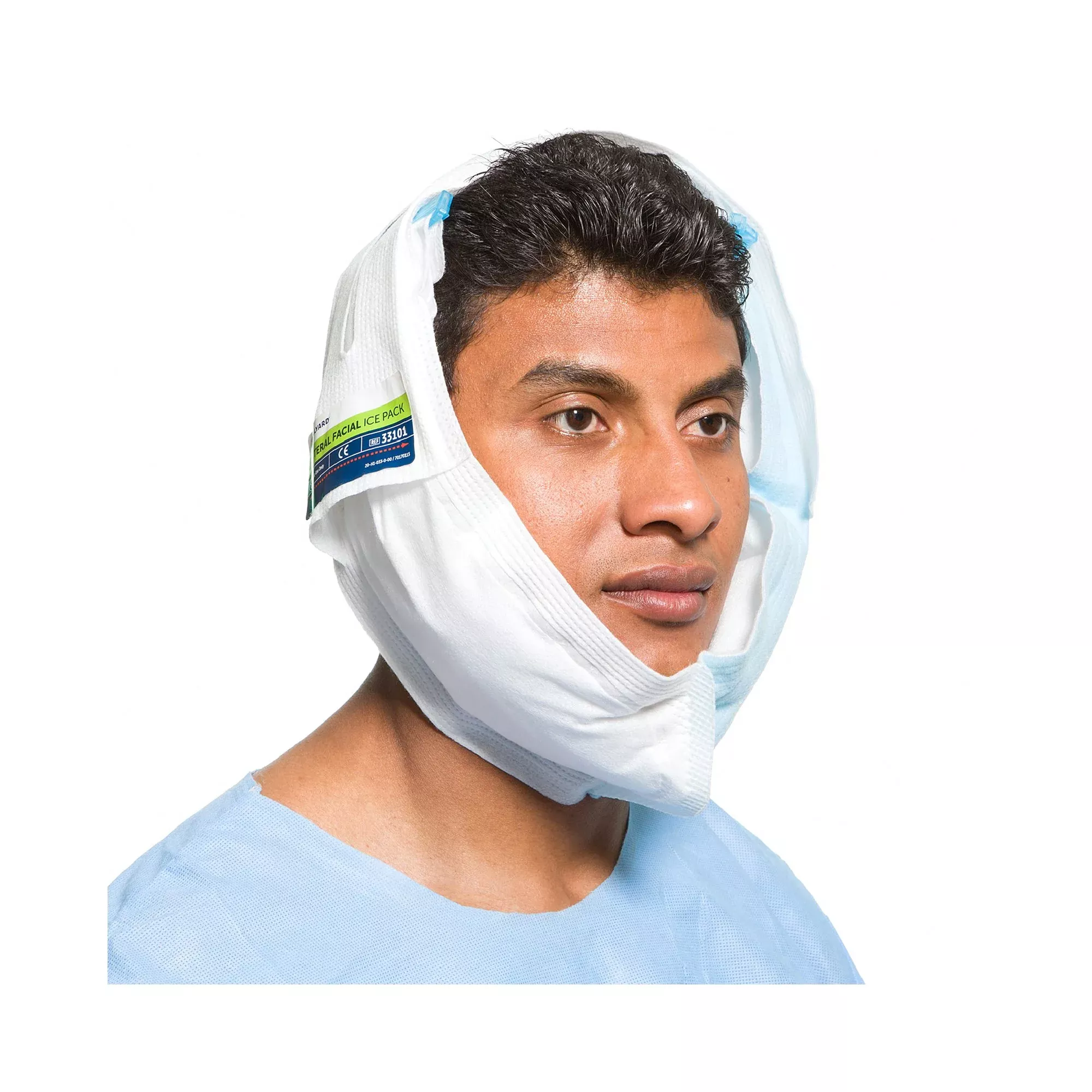 Halyard Bilateral Facial Ice Bag, 5 x 12 Inch, 1 Box of 12