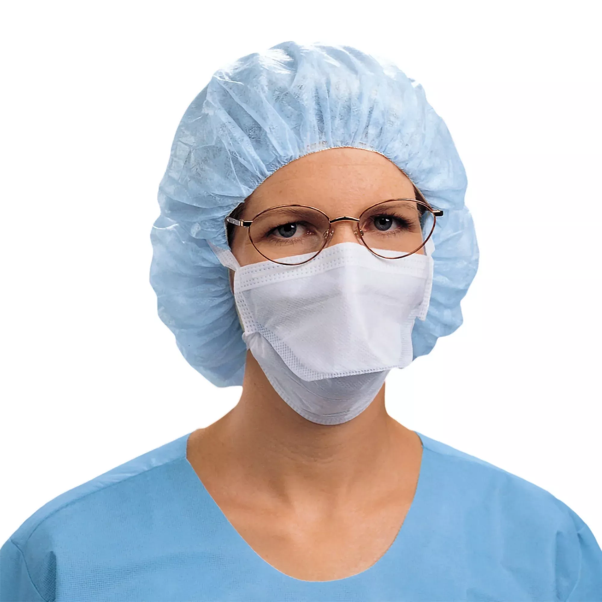 Halyard Duckbill Surgical Mask, Blue, 1 Case of 300