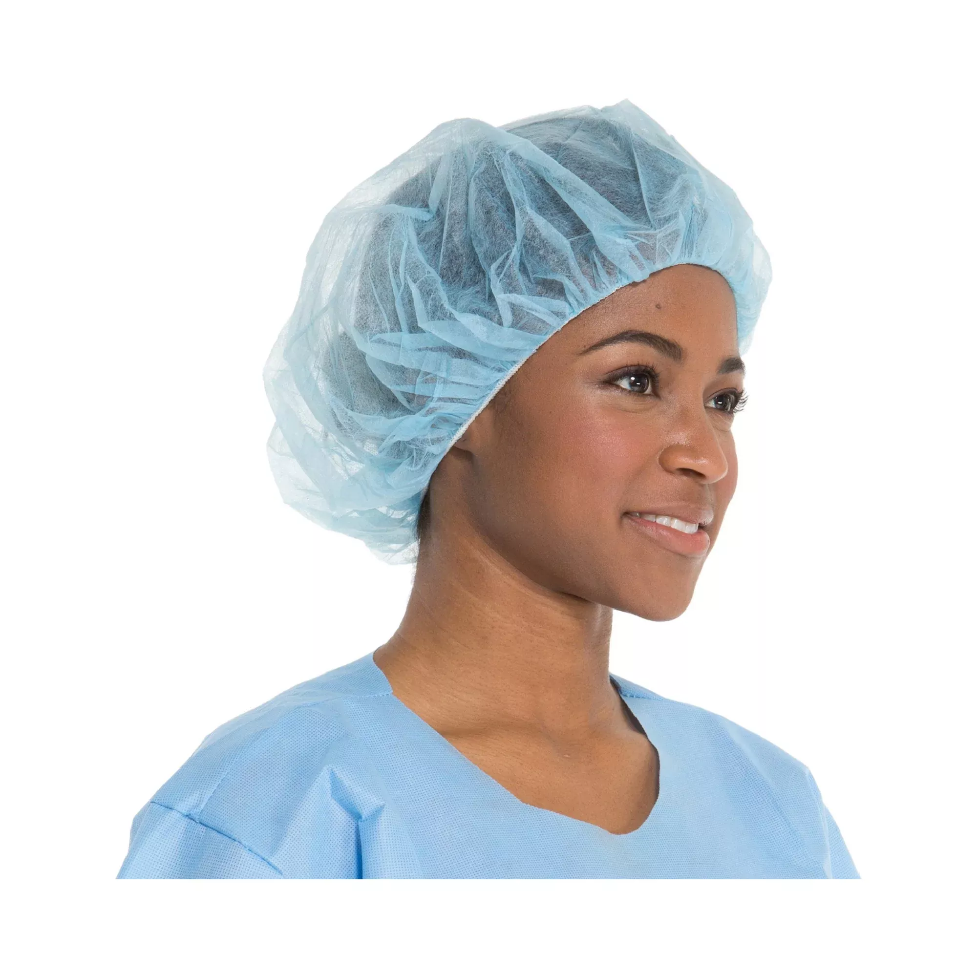 Halyard Spunbound Bouffant Cap, Large, 1 Box of 100