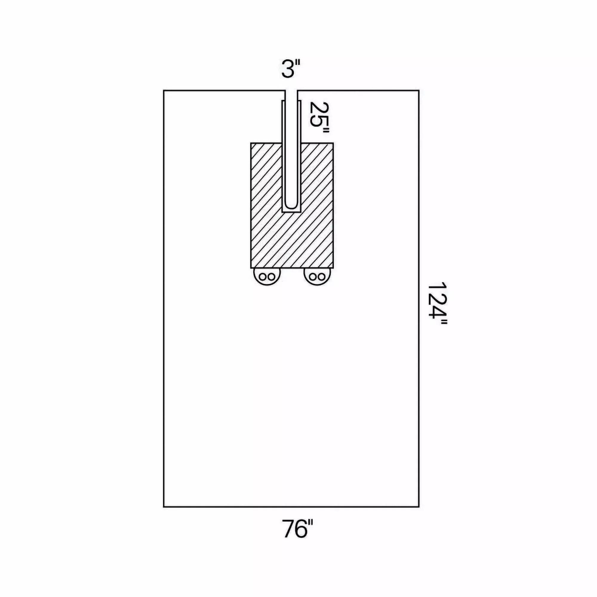 Halyard Sterile EENT Split Drape, 76 W x 124 L Inch, 1 Case of 10