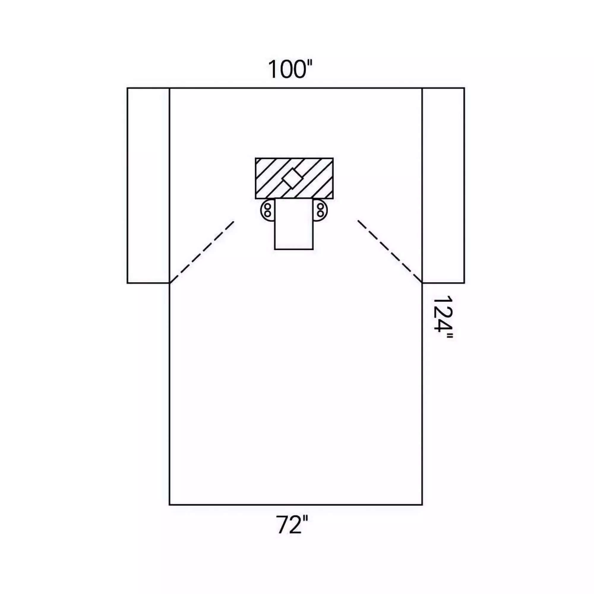 Halyard Sterile Thyroid EENT Drape, 100 x 72 x 124 Inch, 1 Case of 10