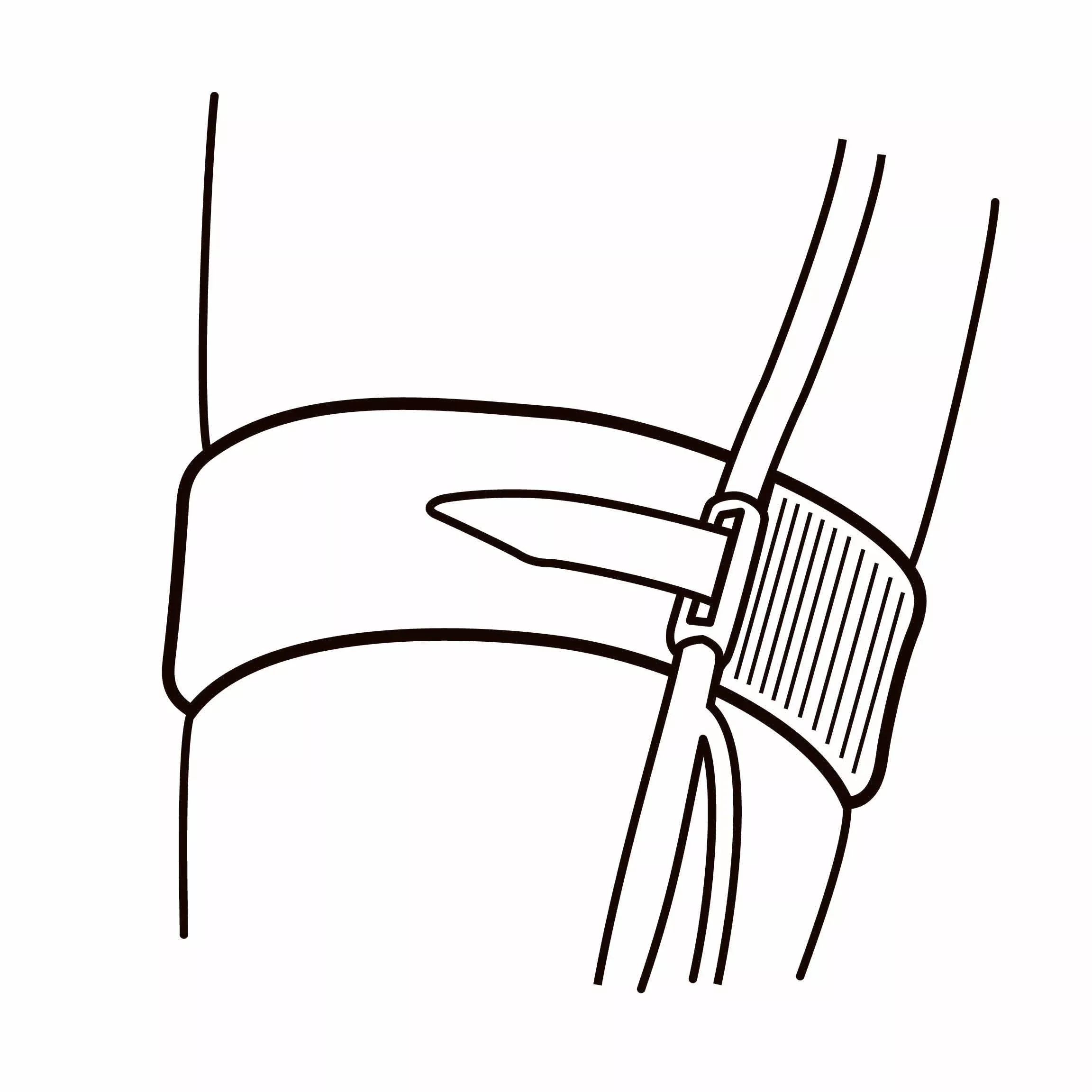 Halyard Strap, Stirrup, 1 Each