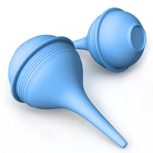 Hand Bulb Ear Syringes- 2 oz. EachBlue(#AS00502S)