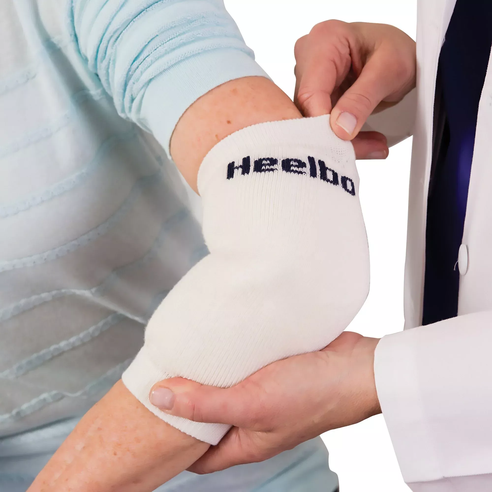 Heelbo Heel / Elbow Protector Sleeve, Large, 1 Pair