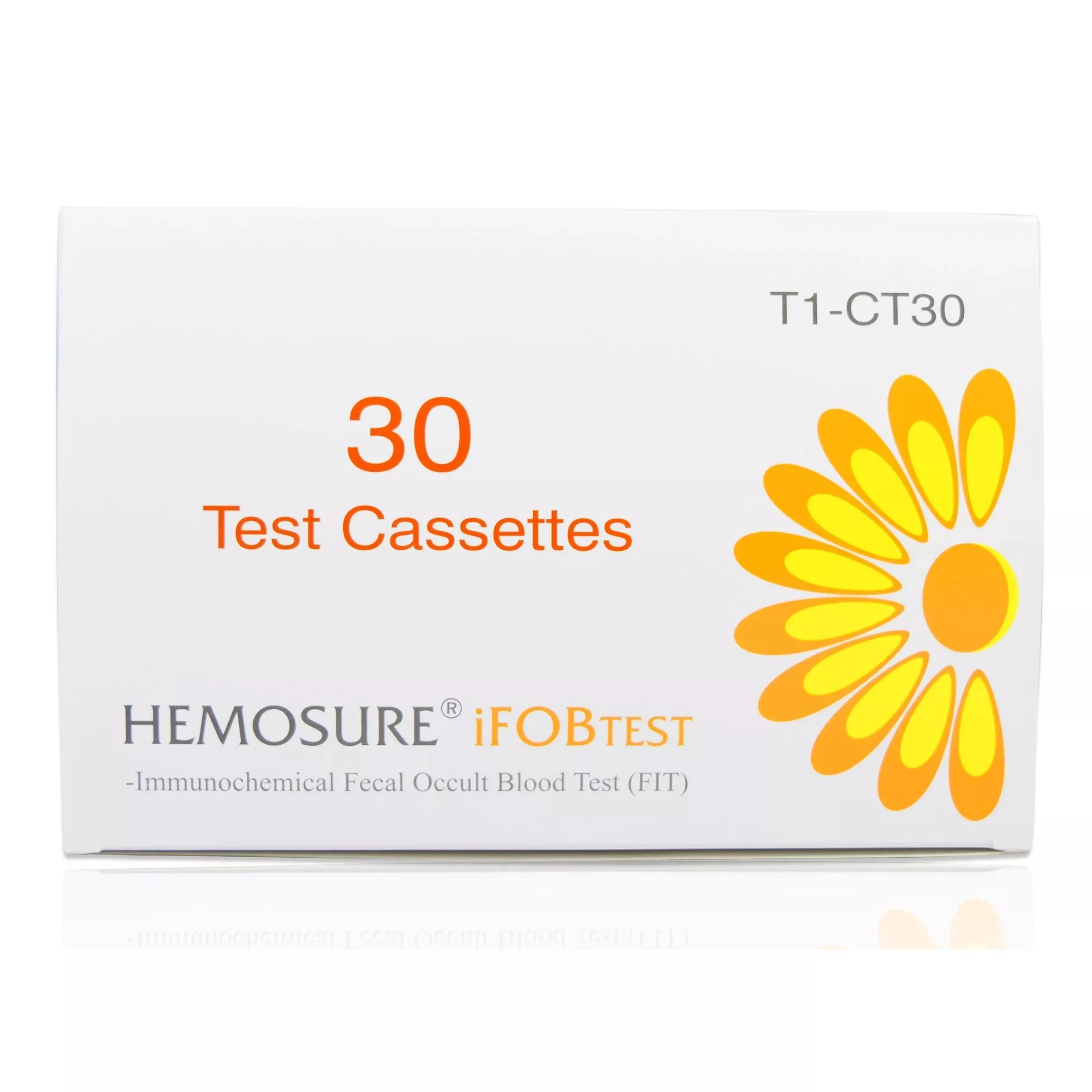 Hemosure Test Cassette for Hemosure iFOBT Test Kit, 1 Box of 30