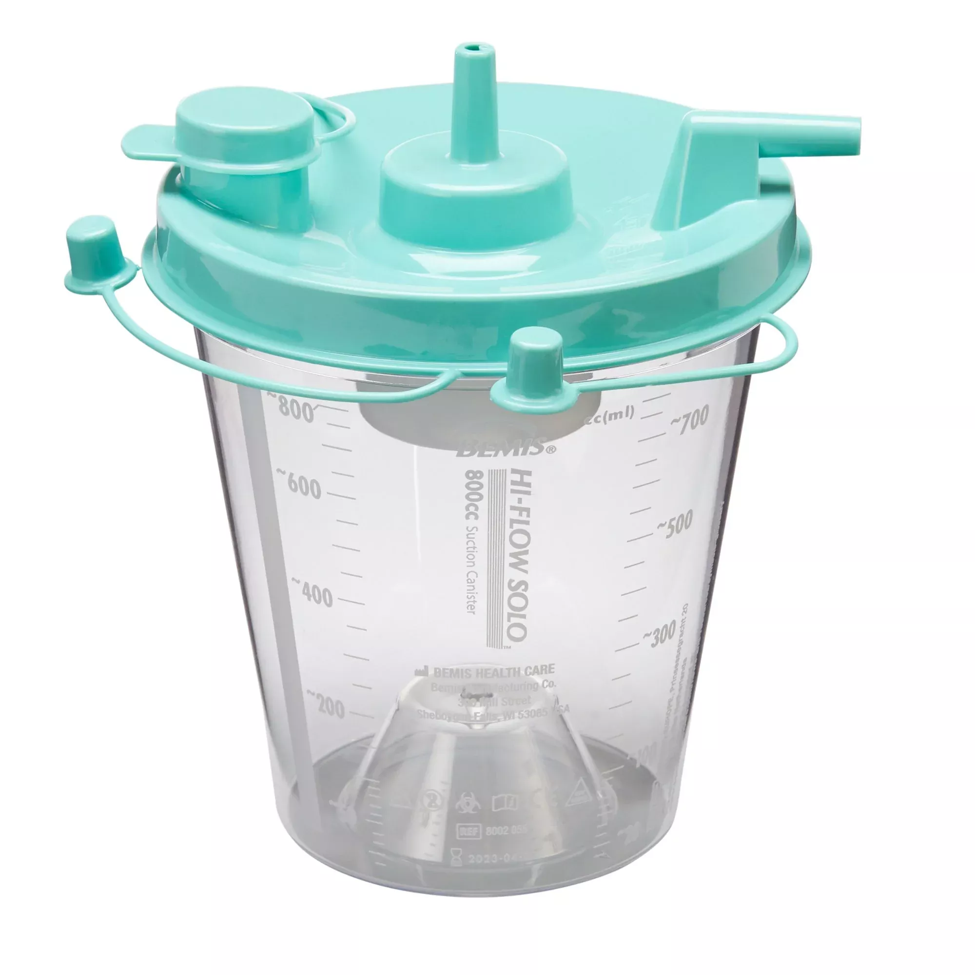 Hi-Flow™ Rigid Suction Canister for use with Bemis Quick-Drain™ Systems, 800 mL, 1 Case of 70