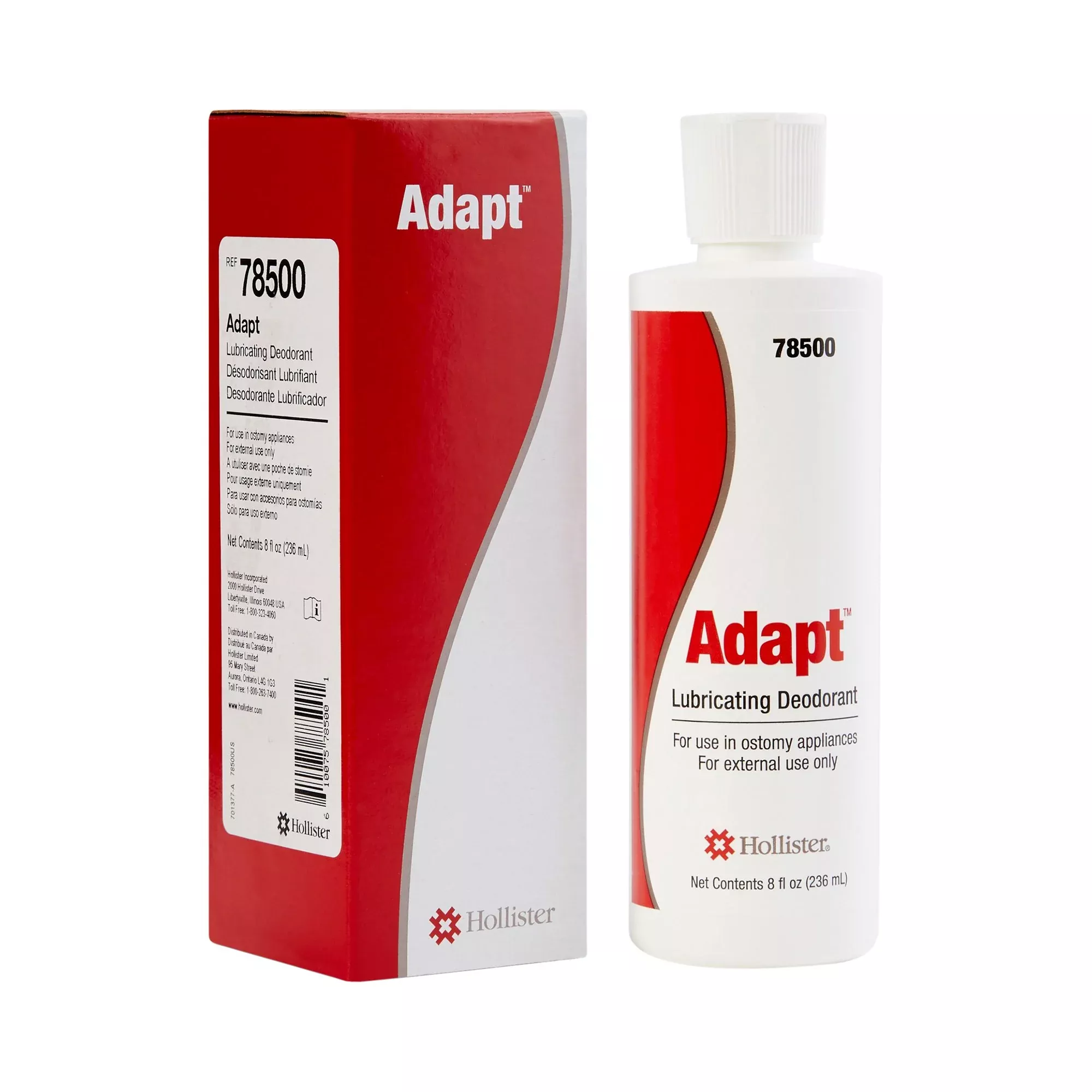 Hollister Adapt Lubricating Deodorant, 8 oz., 1 Box