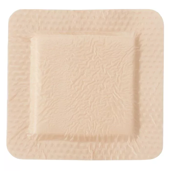 Hydrocellular Foam Wound Dressing with Silicone Adhesive Border, Sterile 4x 4 (10/Box)