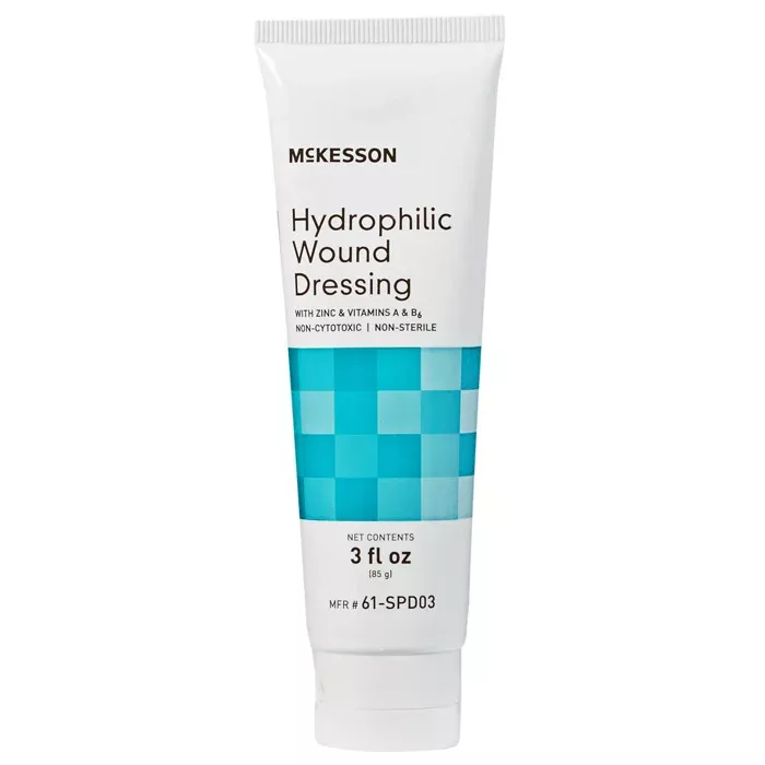 Hydrophilic Wound Dressing with Zinc, Vitamins A and B6, Calcium and Magnesium