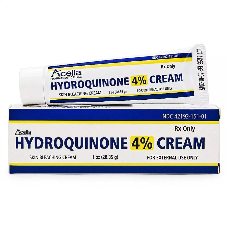 Hydroquinone Cream 4% Skin Lightening Cream, Dark Spot Remover (Rx)