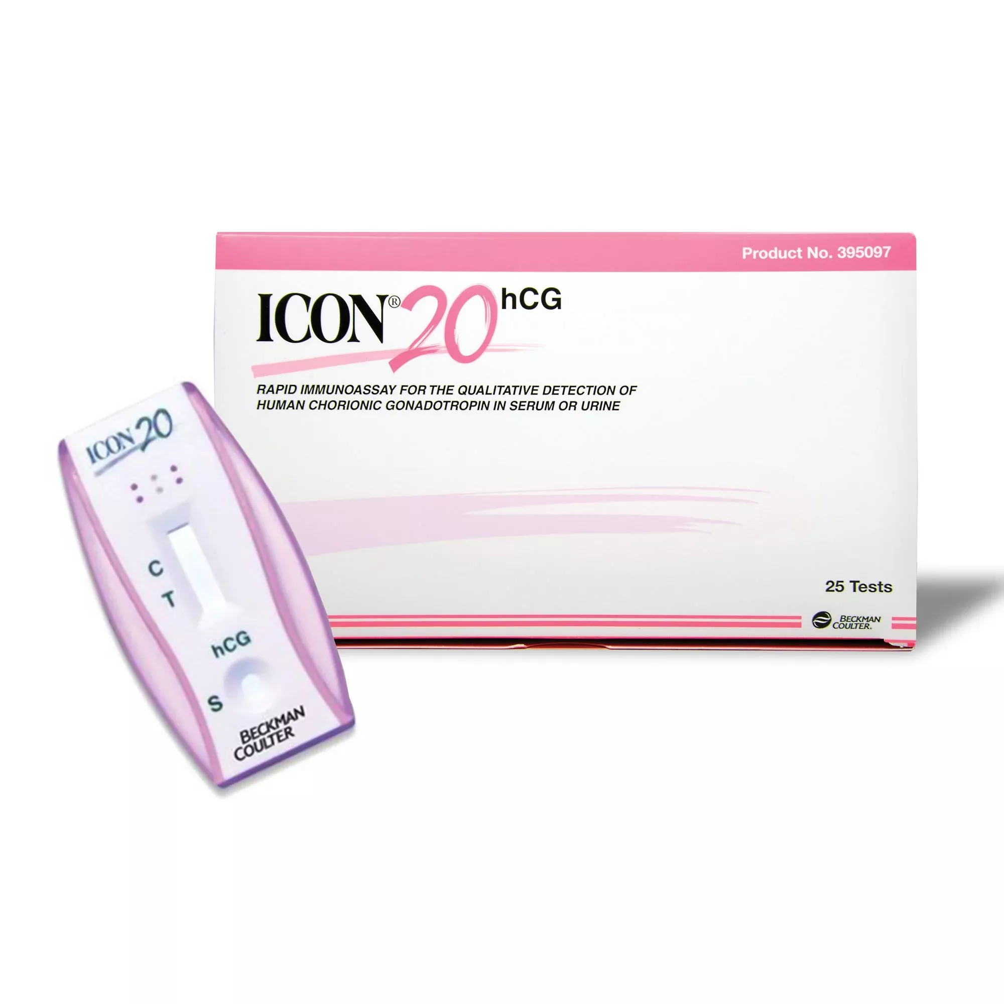 Icon 20 hCG Pregnancy Fertility Rapid Test Kit, 1 Case of 4