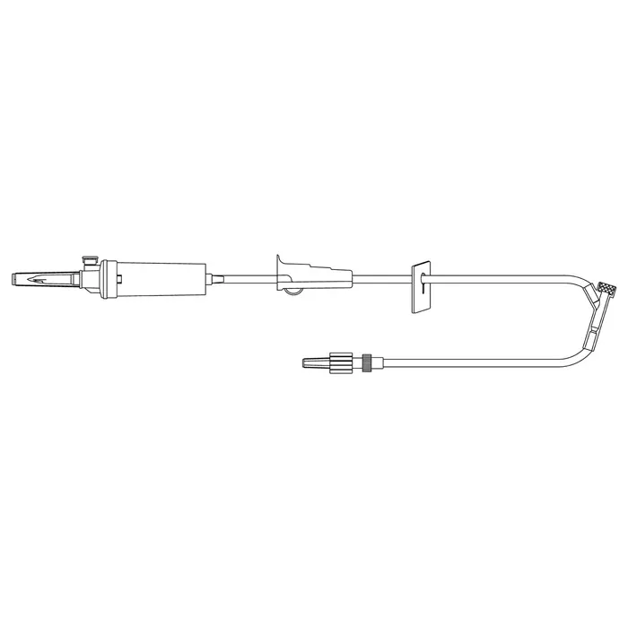 IV Administration Set MedStream Gravity 1 Port, 20 Drops without Filter 81 Inch Tubing, 50/Case