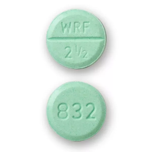 Jantoven Warfarin Sodium 2.5 mg Tablets Unit Dose (10 Packs of 10) 100 Tablets (RX)