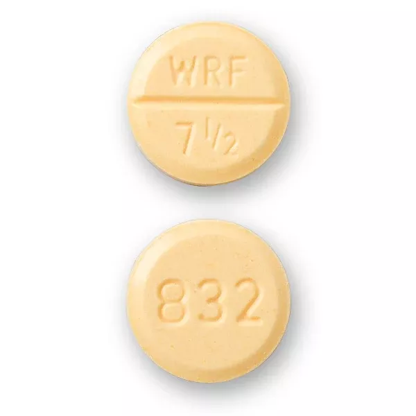 Jantoven Warfarin Sodium 7.5 mg Tablets Unit Dose (10 Packs of 10) 100 Tablets (RX)