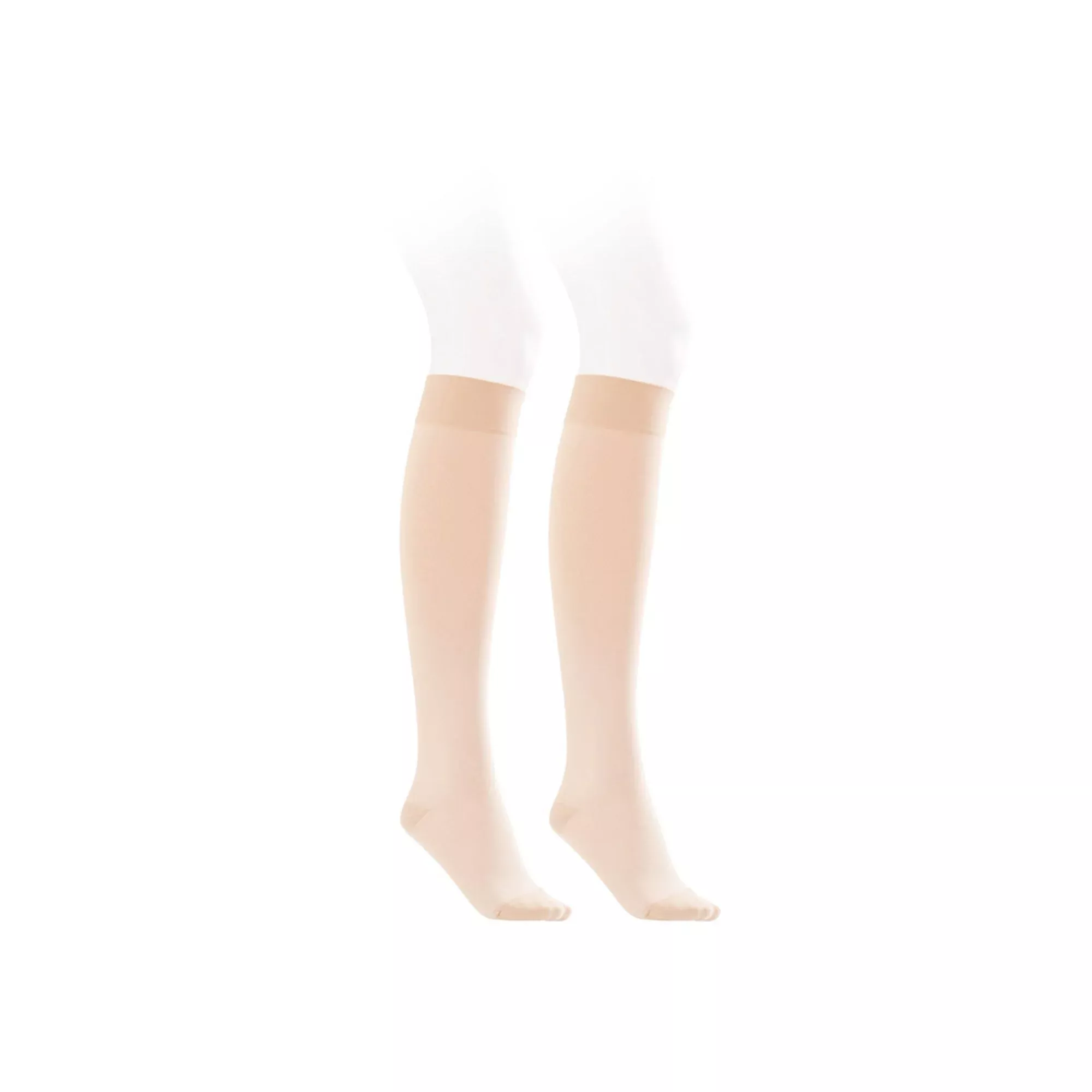 Jobst Knee-High Compression Closed Toe Stockings, Medium, Natural, 1 Pair