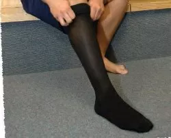 Jobst Male Knee High Compression Stockings, Large, 1 Pair