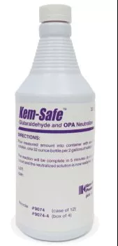 Kem-Safe™ Glutaraldehyde/OPA Neutralizing Solution, 1 Case of 12