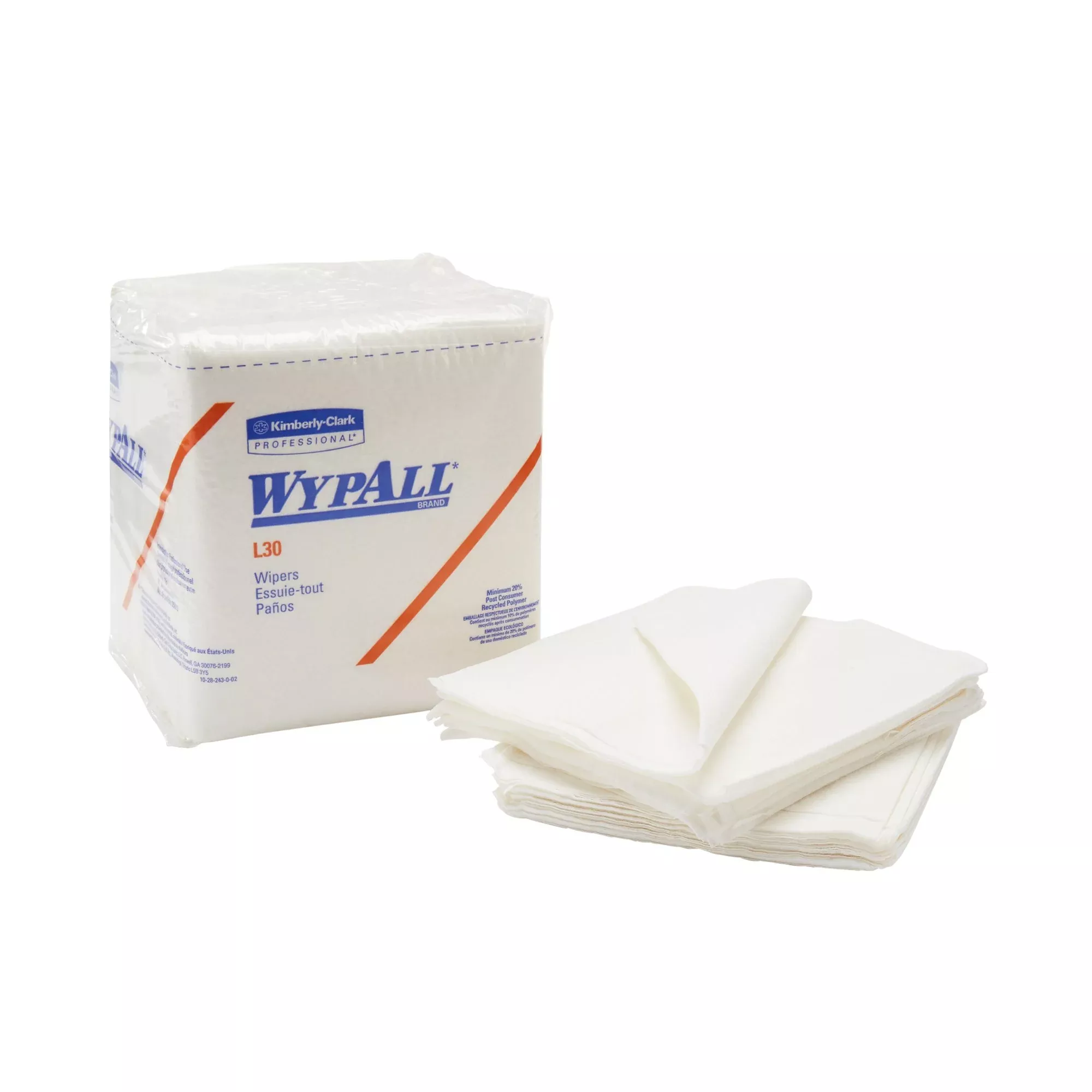 Kimberly Clark WypAll L30 Towels, Light-Duty, 1 Pack of 90