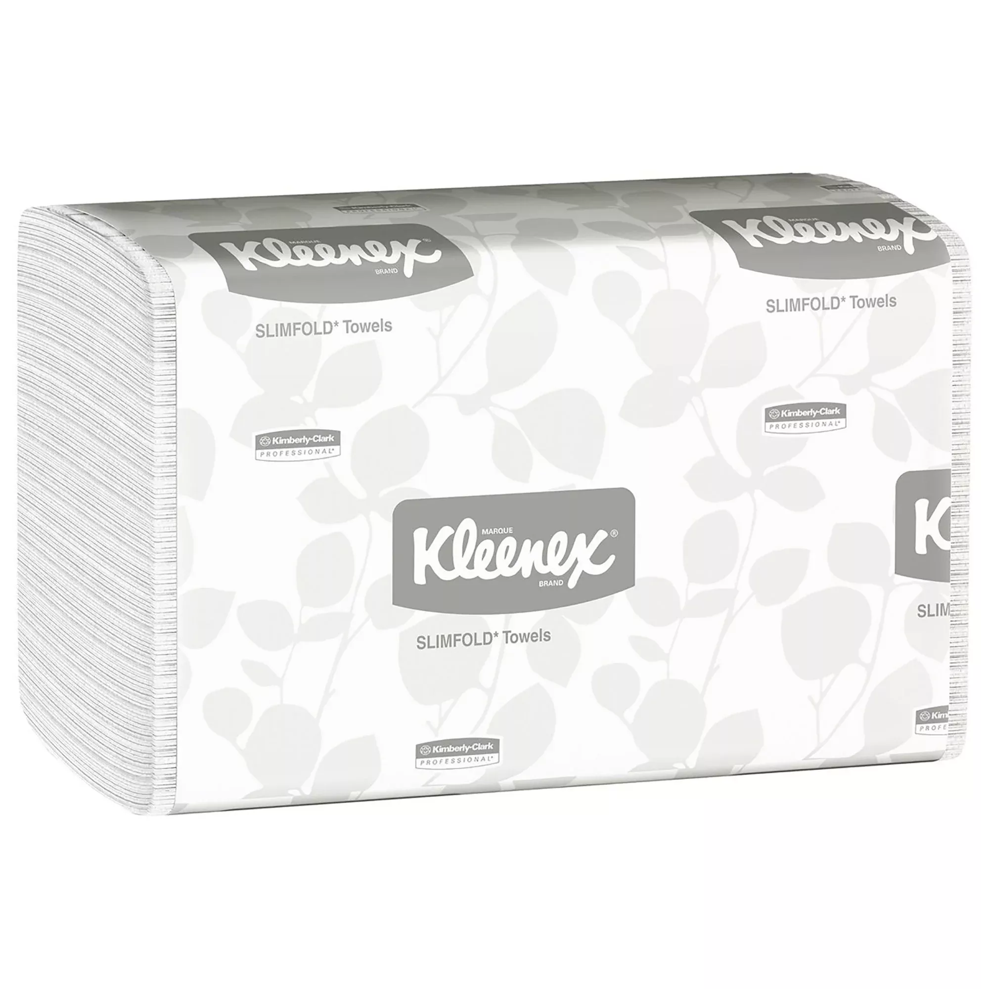 Kleenex Slimfold Towels, Absorbency Pockets, White, Single Ply, 1 Case of 24