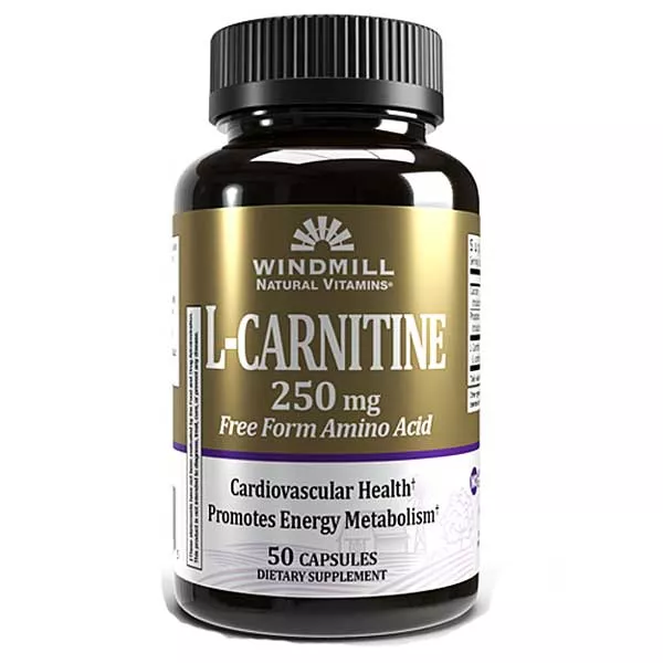 L-CarnItine 250 mg Capsules 50 Count
