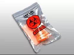 LAB-LOC Specimen Transport Bag with Document Pouch, 6 x 9 Inch, 1 Case of 1000