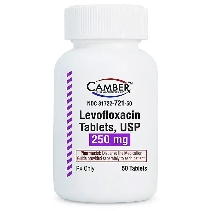 Levofloxacin 250 mg Tablets by Camber 50 Count (Rx)